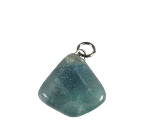 Fluoriet (groen/blauw) hanger