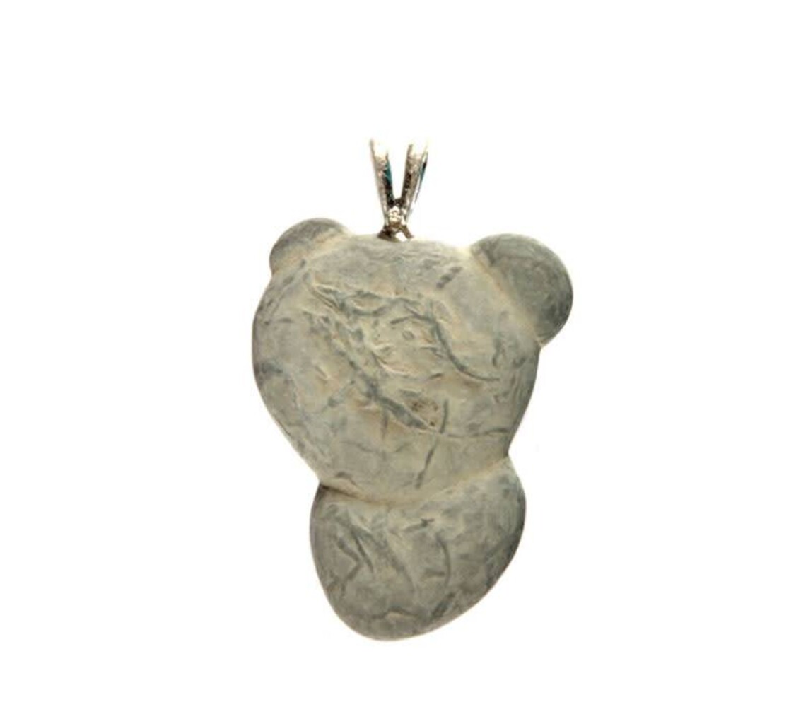 Fairy stone hanger met zilveren oogje Fairy stone hanger met zilveren oogje