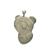 Fairy stone hanger met zilveren oogje Fairy stone hanger met zilveren oogje