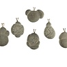 Fairy stone hanger met zilveren oogje Fairy stone hanger met zilveren oogje