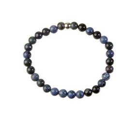 Dumortieriet armband 18 cm | 6 mm kralen Dumortieriet armband 18 cm | 6 mm kralen