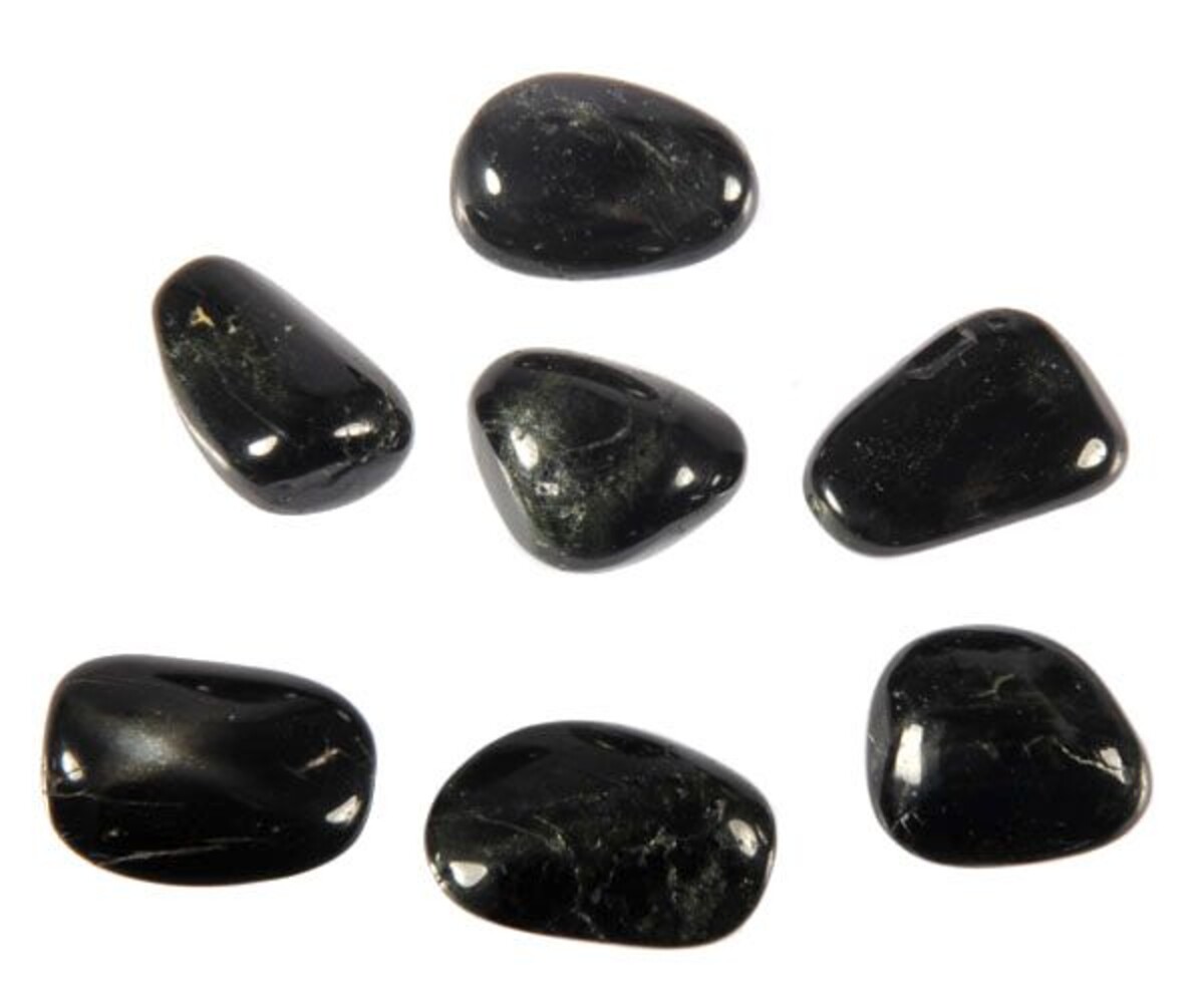 Diopsiet (ster) steen getrommeld 5 - 10 gram Diopsiet (ster) steen getrommeld 5 - 10 gram