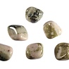 Clinozoisiet steen getrommeld | middel (M) Clinozoisiet steen getrommeld | middel (M)