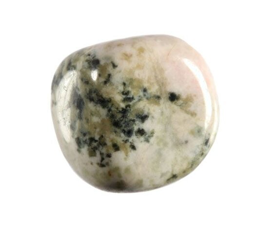 Clinozoisiet steen getrommeld | middel (M) Clinozoisiet steen getrommeld | middel (M)
