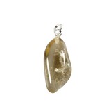 Citrien hanger met zilveren oogje Citrien hanger met zilveren oogje