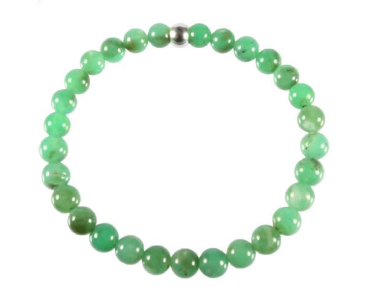 Chrysopraas armband A-kwaliteit 18 cm | 6 - 7 mm kralen Chrysopraas armband A-kwaliteit 18 cm | 6 - 7 mm kralen