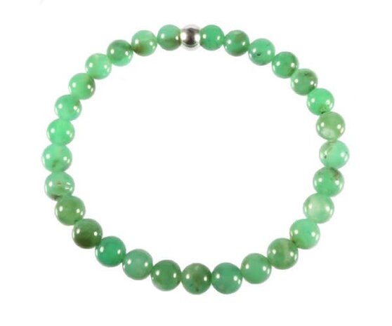 Chrysopraas armband A-kwaliteit 18 cm | 6 - 7 mm kralen Chrysopraas armband A-kwaliteit 18 cm | 6 - 7 mm kralen