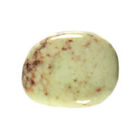 Chrysopraas (citroen) steen plat gepolijst Chrysopraas (citroen) steen plat gepolijst