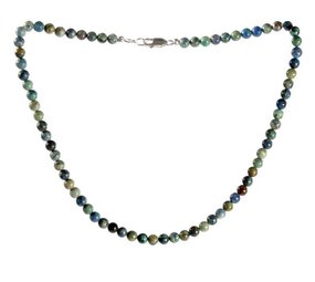Chrysocolla ketting 6 mm kralen