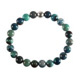 Chrysocolla armband 18 cm | 8 mm kralen Chrysocolla armband 18 cm | 8 mm kralen