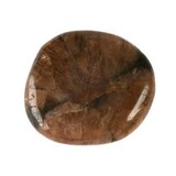 Chiastoliet steen plat geslepen Chiastoliet steen plat geslepen