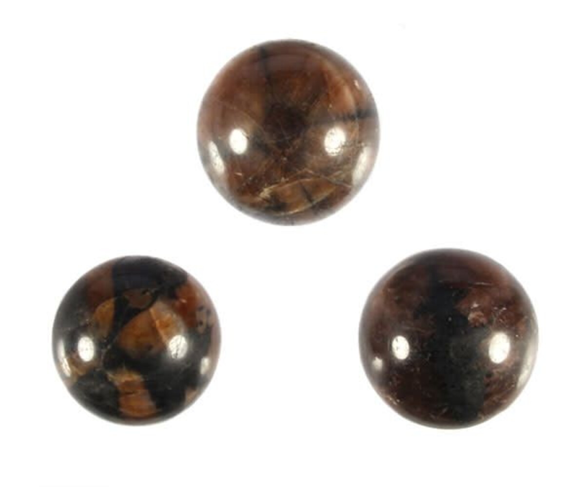 Chiastoliet of kruissteen bol 25 - 30 mm