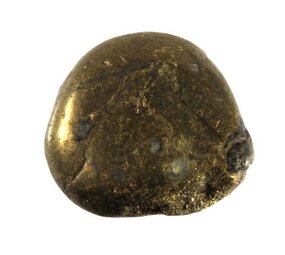 Chalcopyriet steen getrommeld 10 - 20 gram Chalcopyriet steen getrommeld 10 - 20 gram