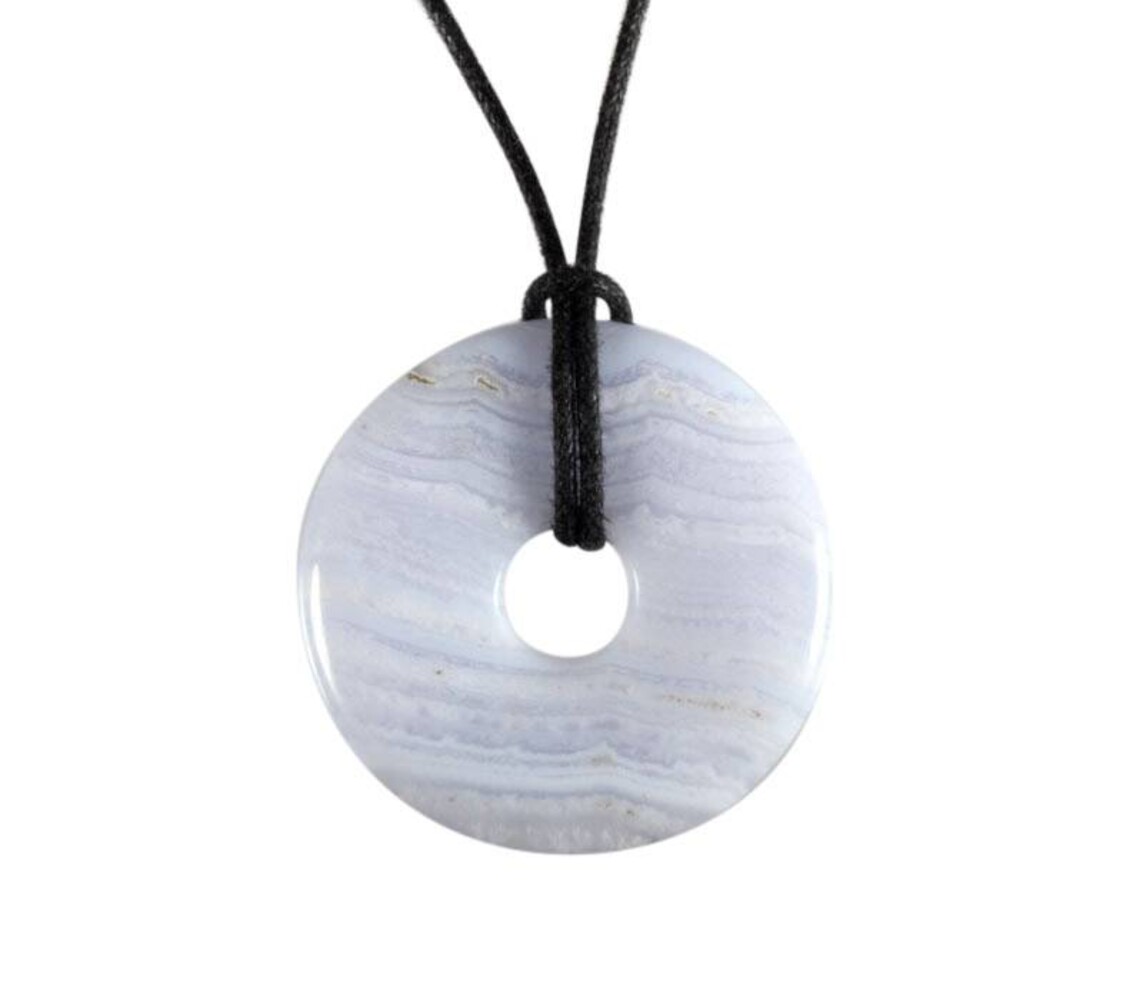 Chalcedoon hanger donut 3 cm Chalcedoon hanger donut 3 cm