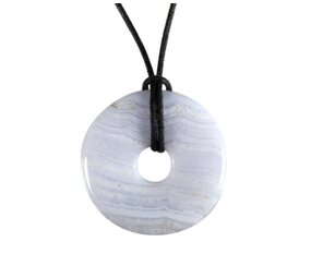 Chalcedoon hanger donut 3 cm Chalcedoon hanger donut 3 cm