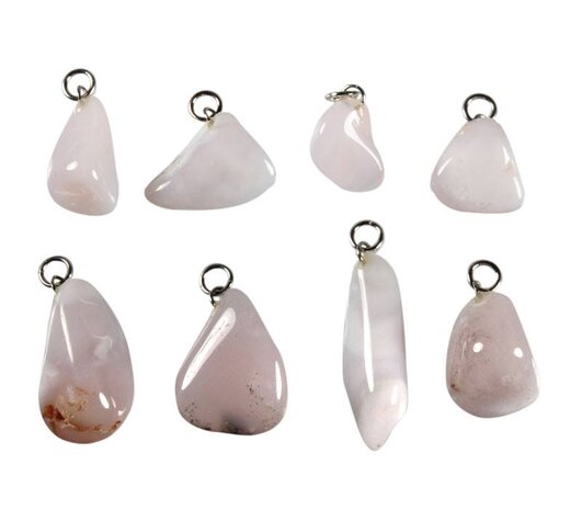 Chalcedoon (roze) hanger Chalcedoon (roze) hanger