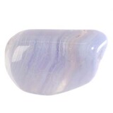 Chalcedoon (blauw) steen getrommeld 10 - 20 gram Chalcedoon (blauw) steen getrommeld 10 - 20 gram