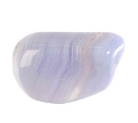 Chalcedoon (blauw) steen getrommeld | groot (L)