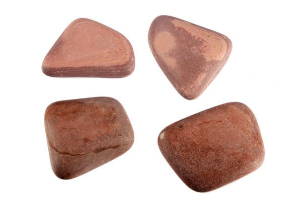 Catliniet of pijpsteen plat gepolijst