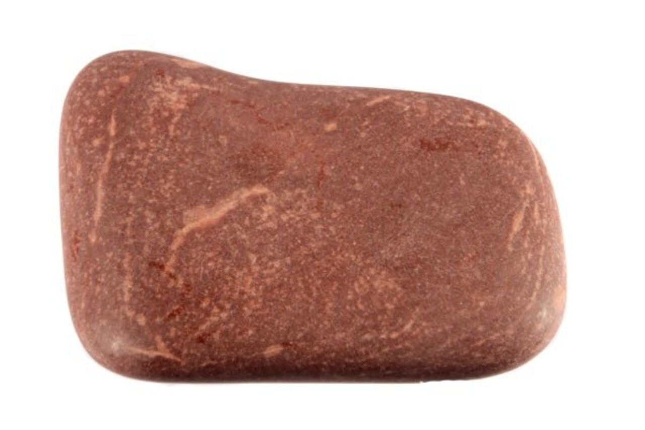 Catliniet of pijpsteen plat gepolijst