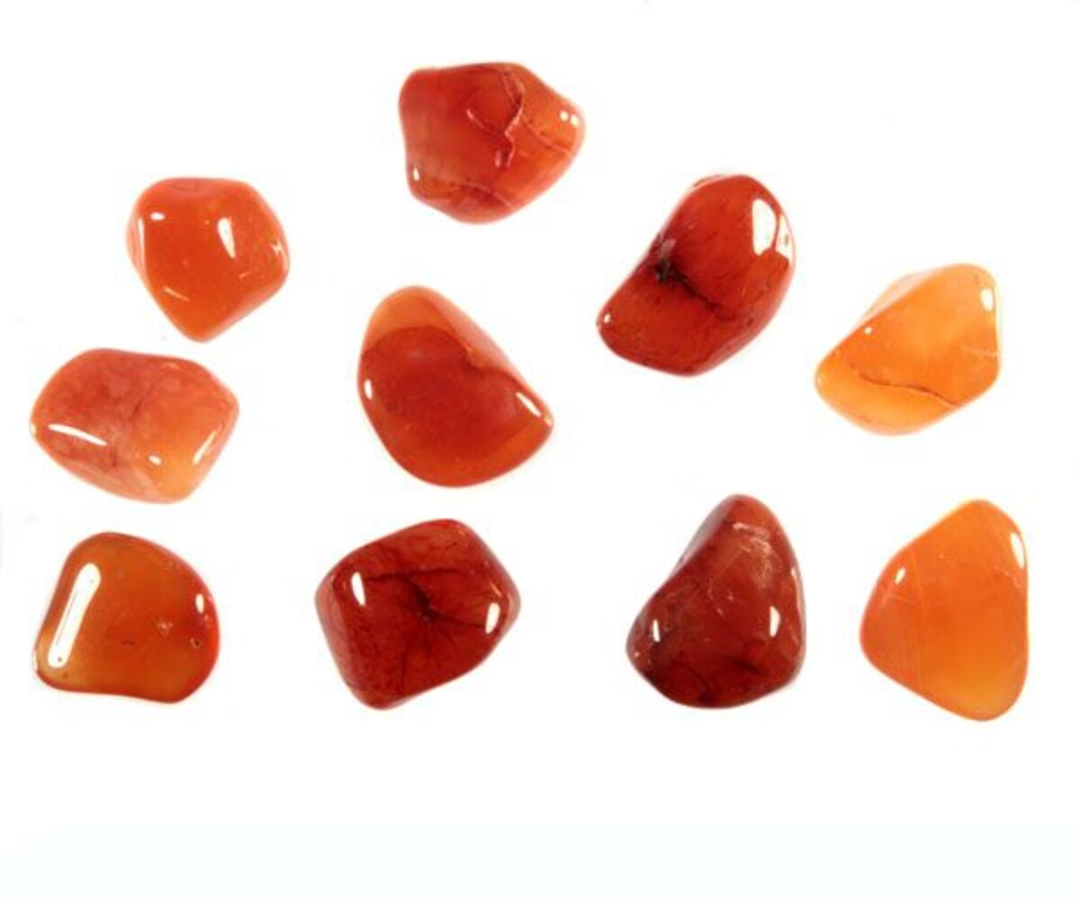 Carneool steen getrommeld | klein (S)