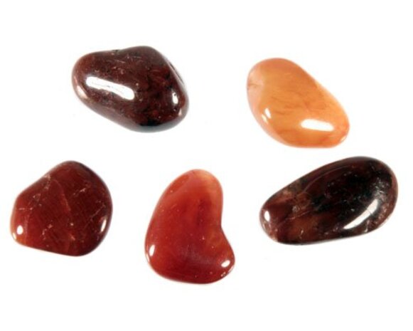 Calciet (rood) steen getrommeld 2 - 5 gram Calciet (rood) steen getrommeld 2 - 5 gram