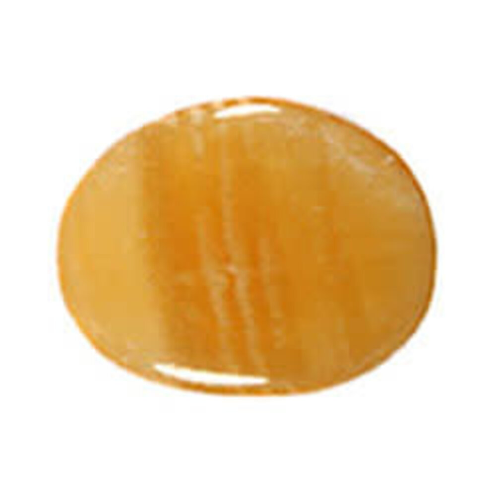 Calciet (oranje) steen plat gepolijst Calciet (oranje) steen plat gepolijst