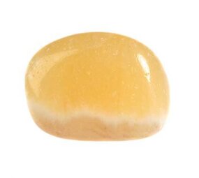 Calciet (oranje) steen getrommeld 2 - 5 gram