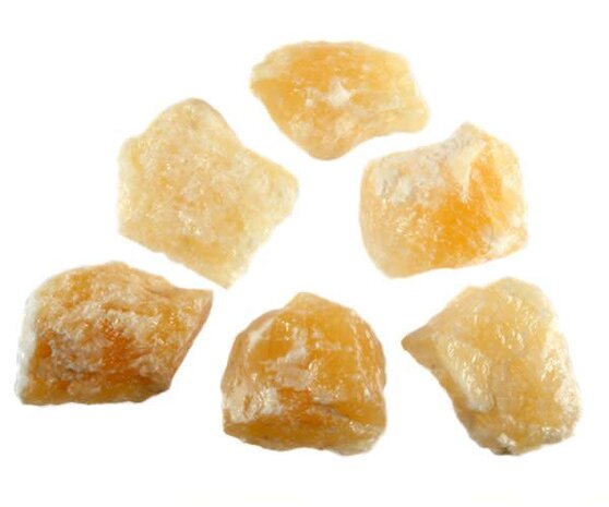 Calciet (oranje) ruw 50 - 100 gram