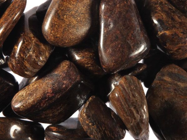 Bronziet steen getrommeld 5 - 10 gram Bronziet steen getrommeld 5 - 10 gram