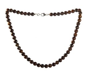 Bronziet ketting 8 mm kralen Bronziet ketting 8 mm kralen