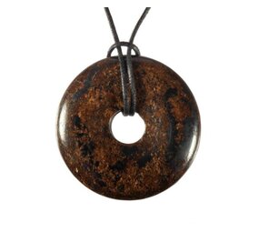 Bronziet hanger donut 4 cm Bronziet hanger donut 4 cm