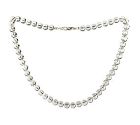 Bergkristal ketting 8 mm kralen Bergkristal ketting 8 mm kralen