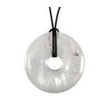 Bergkristal hanger donut 4 cm Bergkristal hanger donut 4 cm