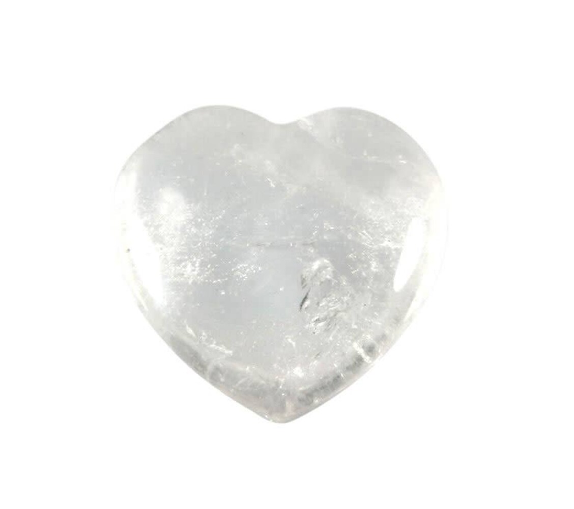 Bergkristal edelsteen hart 3 cm