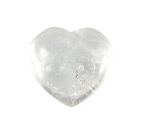 Bergkristal edelsteen hart 3 cm