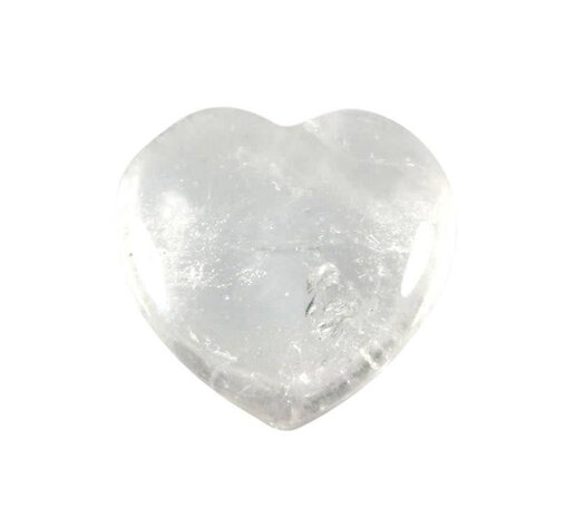 Bergkristal edelsteen hart 3 cm