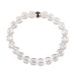 Bergkristal armband 18 cm | 8 mm kralen Bergkristal armband 18 cm | 8 mm kralen