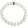 Bergkristal armband 18 cm | 8 mm kralen Bergkristal armband 18 cm | 8 mm kralen