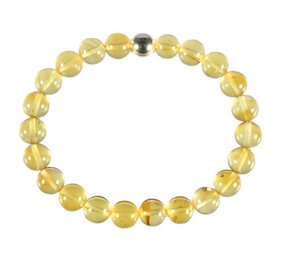 Barnsteen (geel) armband 18 cm | 8 mm kralen Barnsteen (geel) armband 18 cm | 8 mm kralen