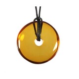 Barnsteen (Baltisch) helder hanger donut 3 - 3,5 cm Barnsteen (Baltisch) helder hanger donut 3 - 3,5 cm