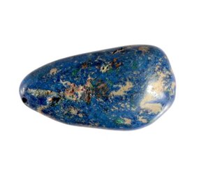 Azuriet-malachiet steen getrommeld 2 - 5 gram Azuriet-malachiet steen getrommeld 2 - 5 gram