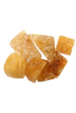 Azeztuliet (gouden Himalaya) steen getrommeld 2 - 6 gram