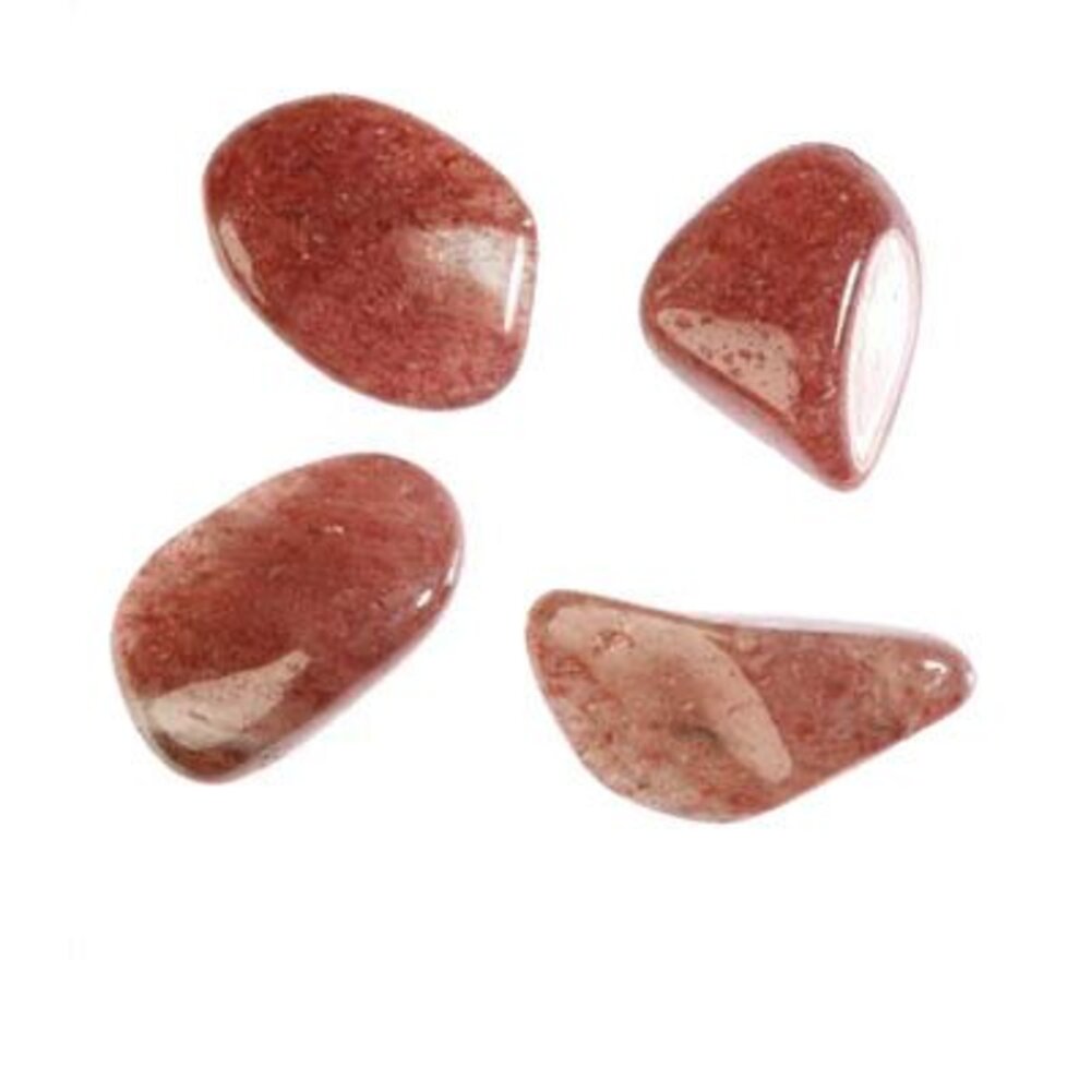 Aventurijn (rood) steen getrommeld 2 - 5 gram Aventurijn (rood) steen getrommeld 2 - 5 gram