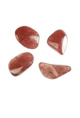 Aventurijn (rood) steen getrommeld 2 - 5 gram