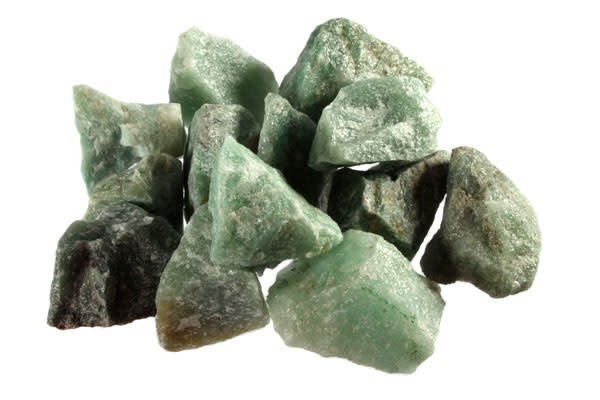 Aventurijn (groen) ruw 25 - 50 gram