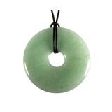 Aventurijn (groen) hanger donut 4 cm Aventurijn (groen) hanger donut 4 cm