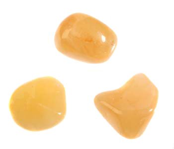 Aventurijn (geel) steen getrommeld 10 - 20 gram