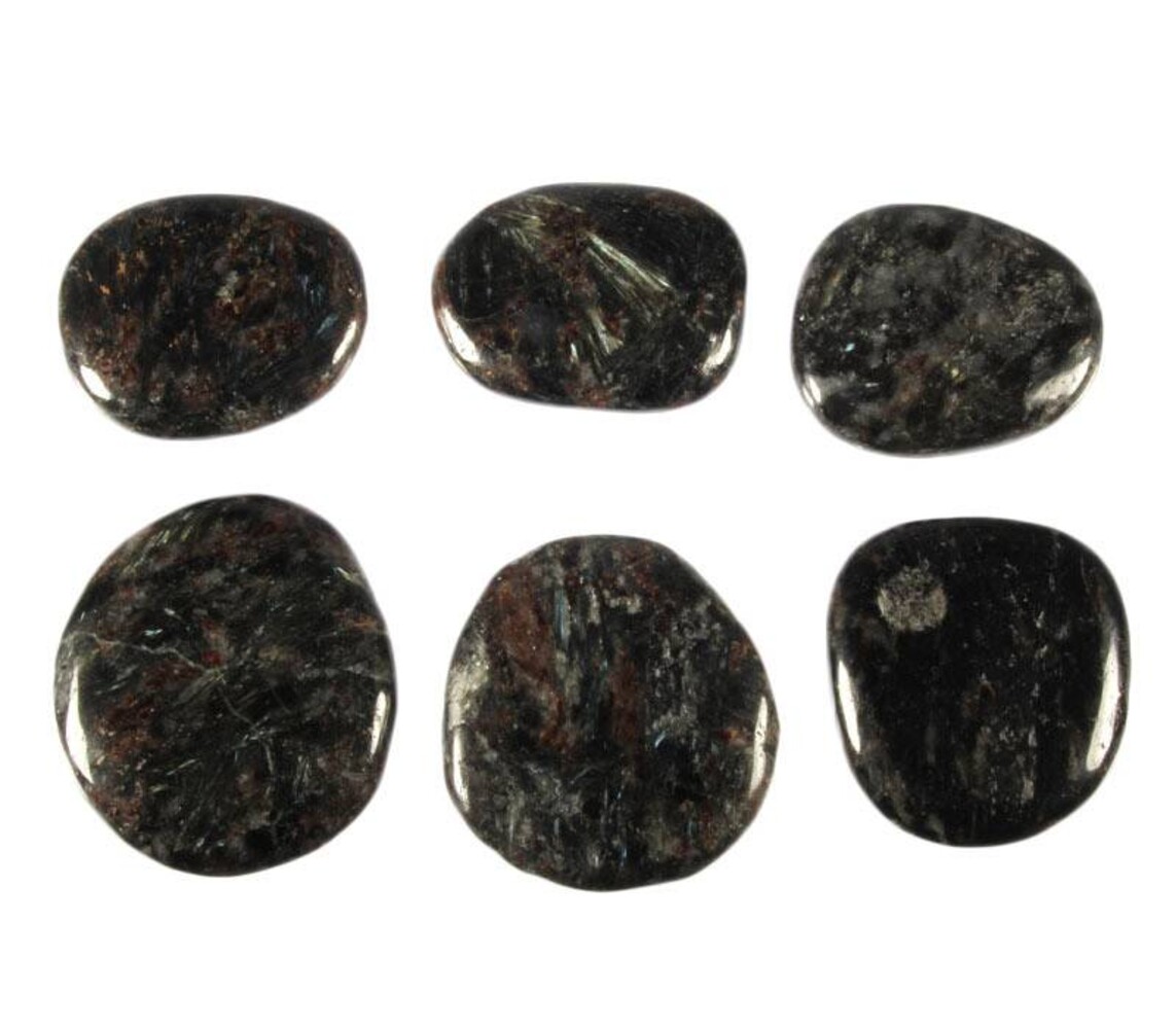 Astrofylliet steen plat gepolijst Astrofylliet steen plat gepolijst