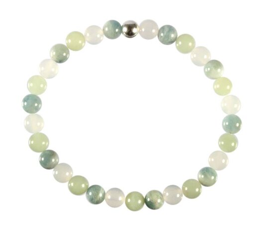 Armband sterrenbeeld tweelingen 18 cm | 6 mm kralen Armband sterrenbeeld tweelingen 18 cm | 6 mm kralen